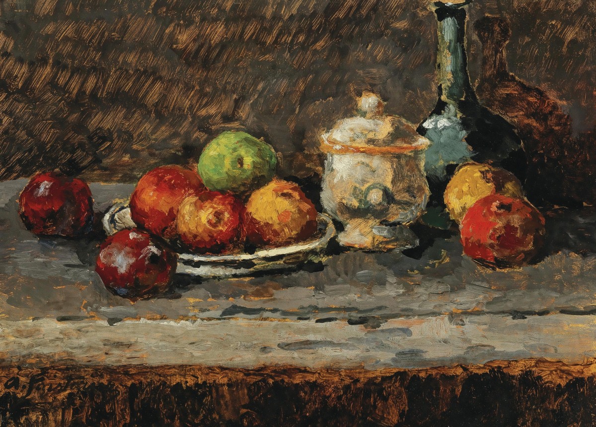 "Pictură. Natură statică" by Anton Faistauer