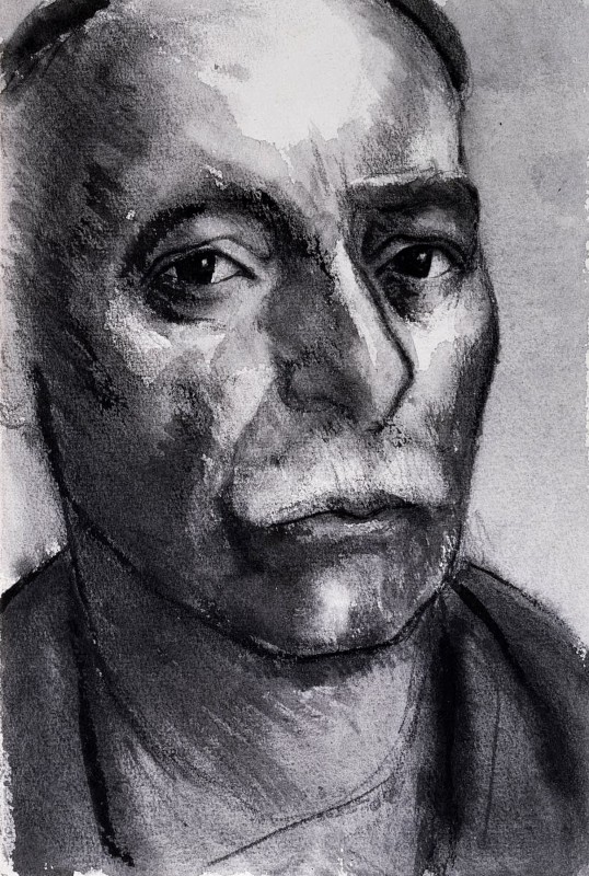 "Drawing. Portrait" by Julio González