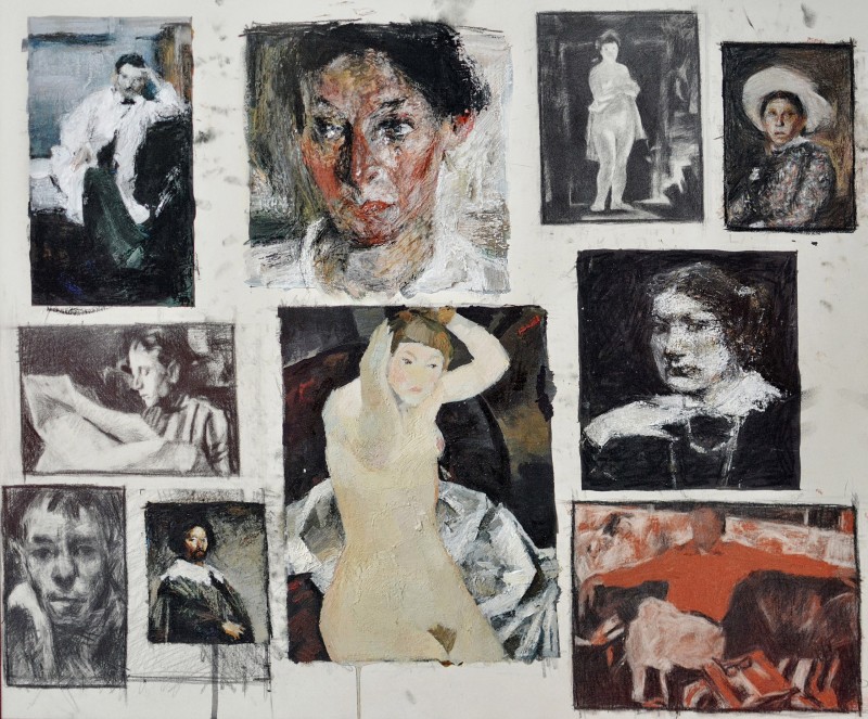 "Copii" by Ниcолета Стати, 2009, 600x800mm, пастель / бумага