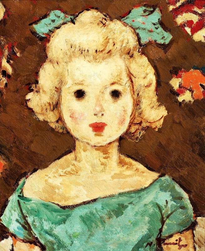 "Pictură. Portret" by Nicolae Tonitza