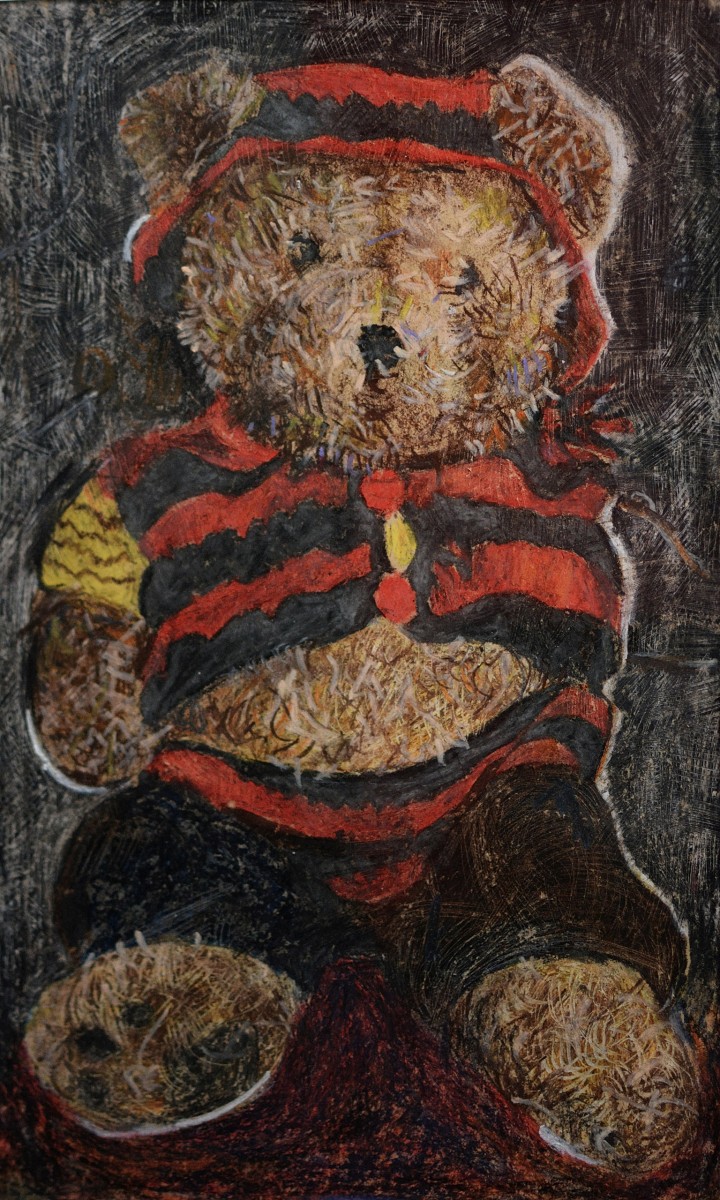 "Слабоношка" by Кристина Демиан, 2016, 400x250mm, пастель / бумага