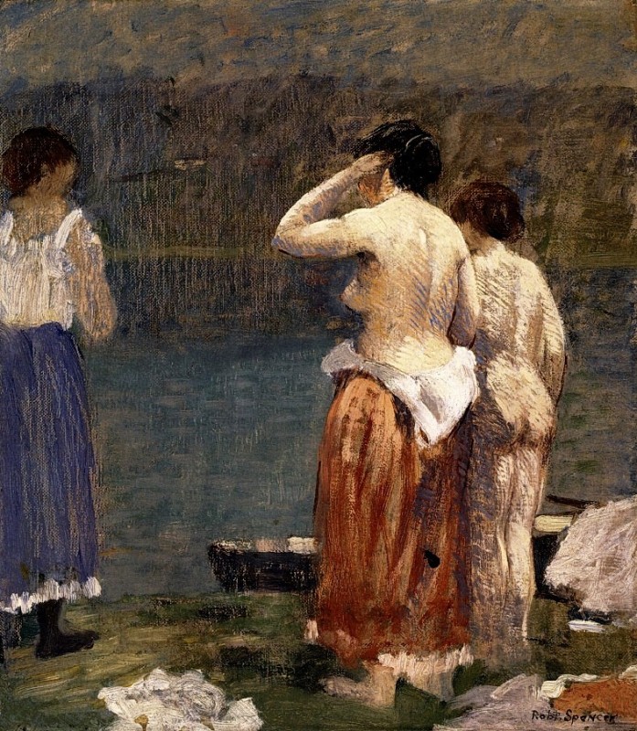 "Painting. Nude. People" by Robert B. Spencer