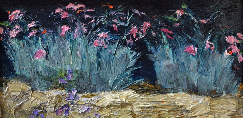 "Painting. Pleinair. Long term" by Valetina Trifan, 200x400mm, oil on canvas