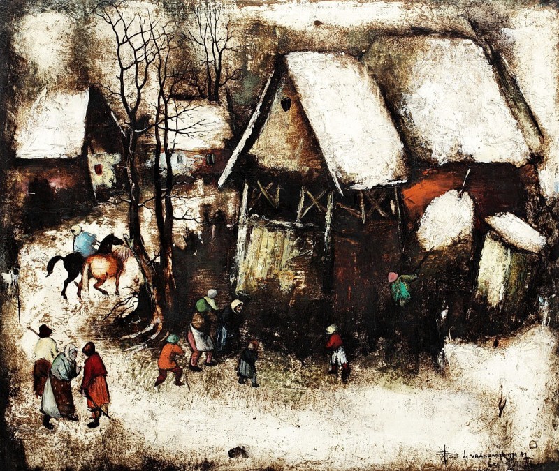 "Painting. Rural" by Gheorghe Vrăneanțu