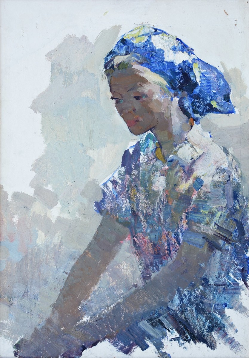 "Painting. Portrait" by Anatoly Ivanovich Kalchak