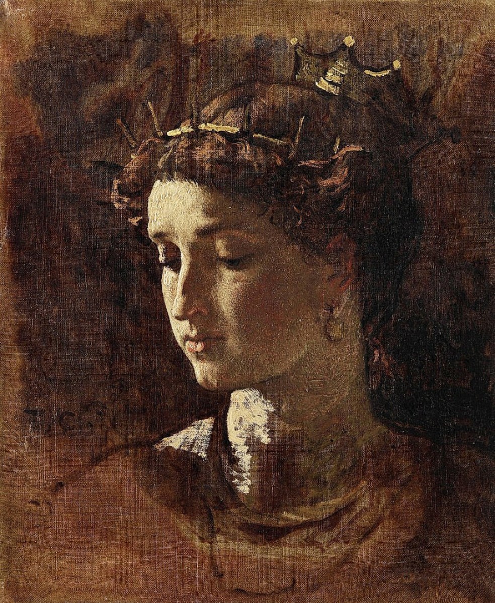 "Pictură. Portret" by Thomas Couture