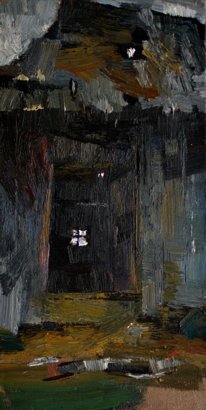 "Живопись. Этюд. Пленэр. Продолжительный" by Ион Голубей, 400x200mm, масло / холст