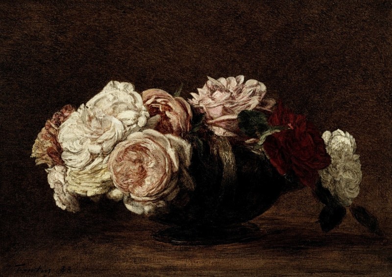 "Pictură. Flori" by Henri Fantin-Latour