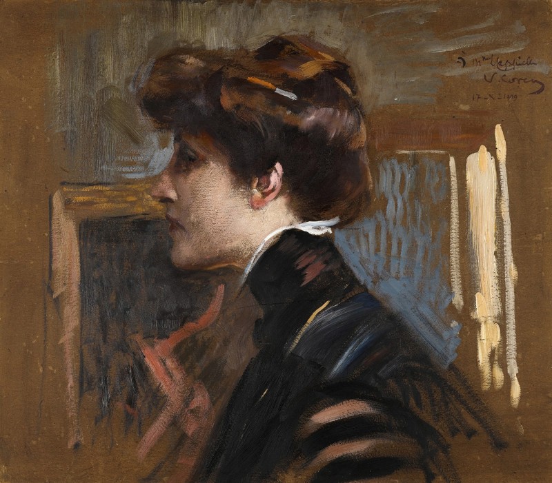 "Painting. Portrait" by Vittorio Matteo Corcos