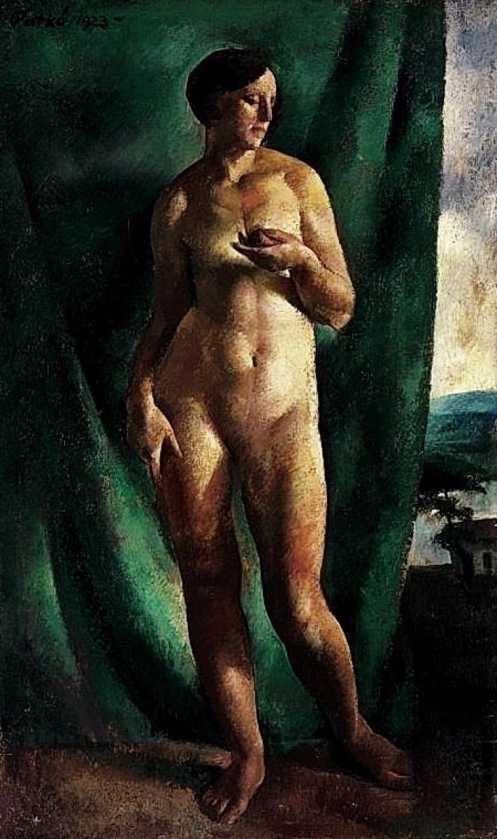 "Painting. Nude. Figure" by Károly Patkó