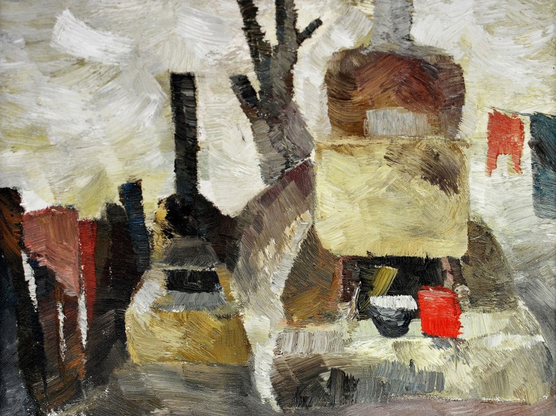 "Motiv. Butuceni" by Valeria Crăciun, 2007, 300x400mm, ulei pe pânză
