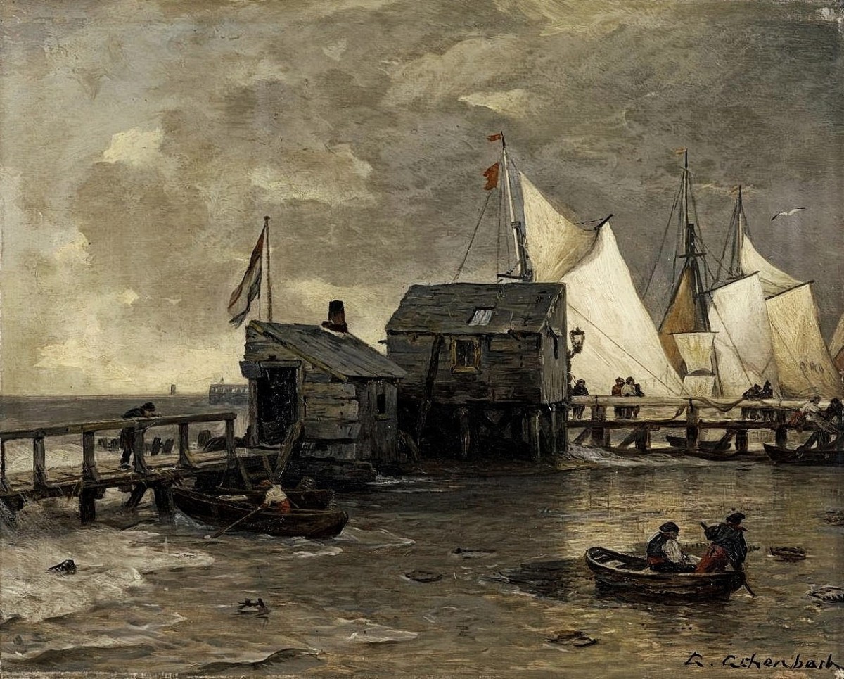 "Composition" by Oswald Achenbach