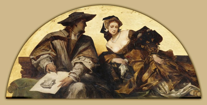"Композиция" by Hans Makart