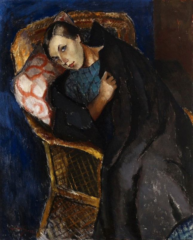 "Painting. Figure" by Alvar Cawén
