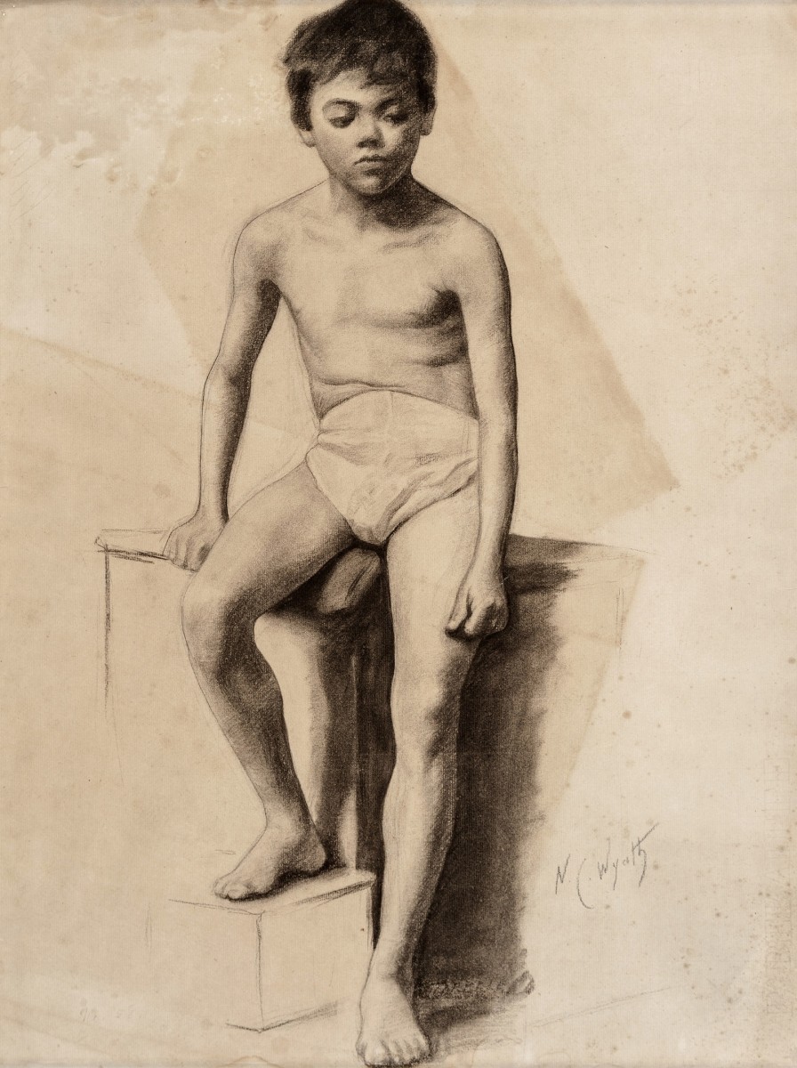 "Desen. Nud" by N. C. Wyeth