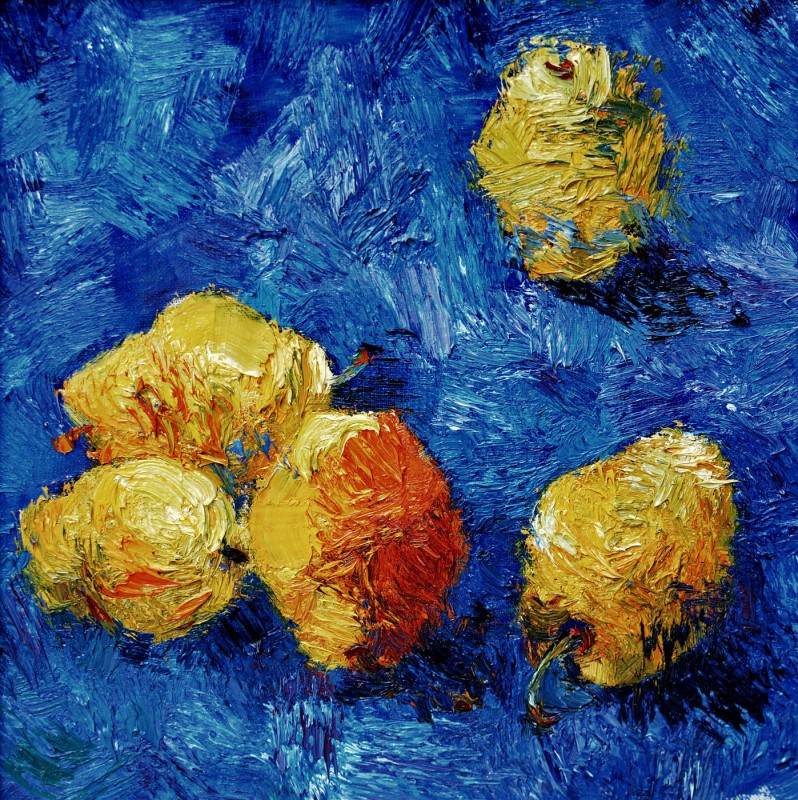 "Natură statică" by Cristina Demian, oil on canvas