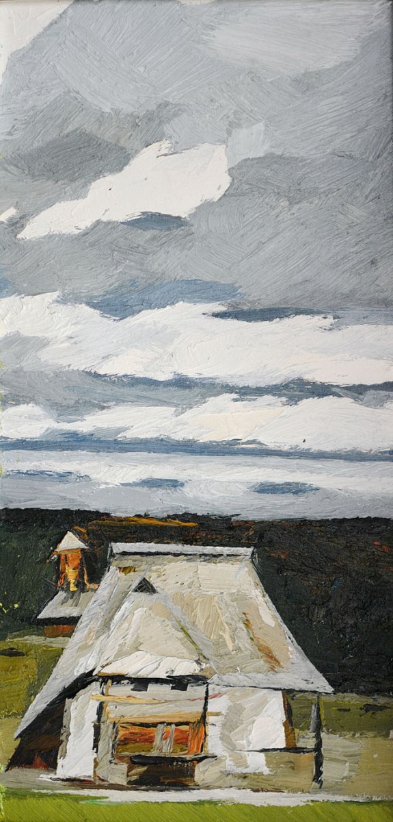 "Motiv. Rîmnicul Vîlcea" by Родиcа Дубасари, 2013, 600x300mm, масло / холст