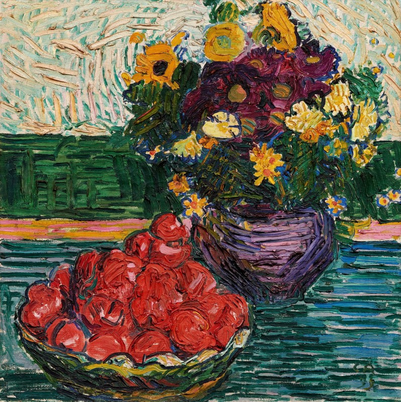 "Pictură. Natură statică" by Cuno Amiet