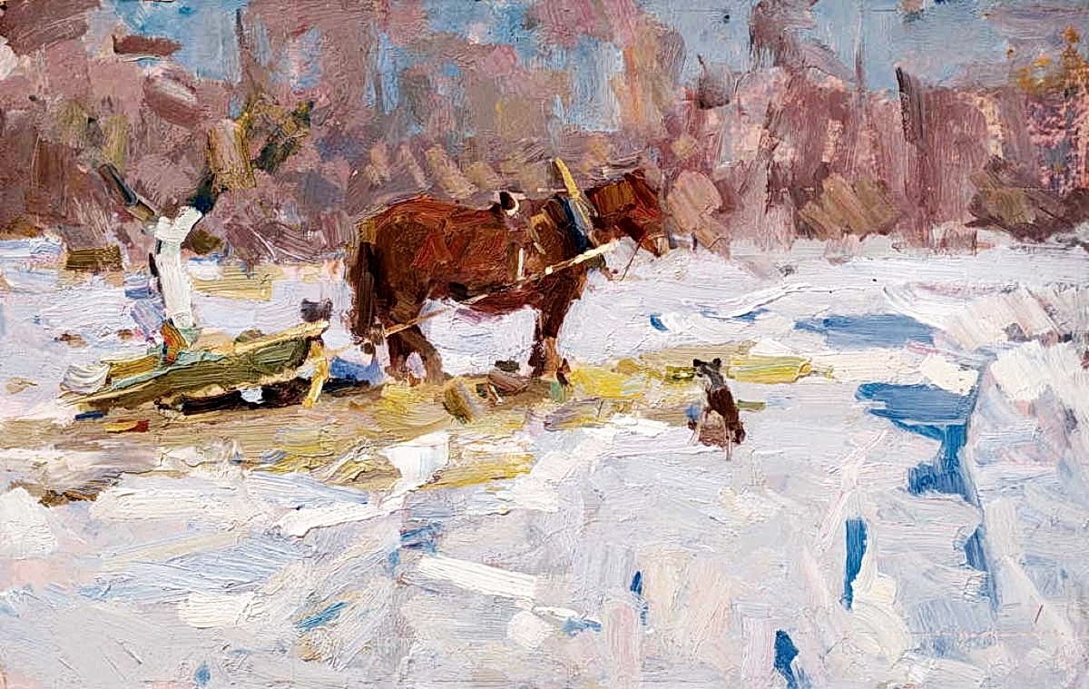 "Живопись. Сельский мотив" by Фиодор З. Закхаров