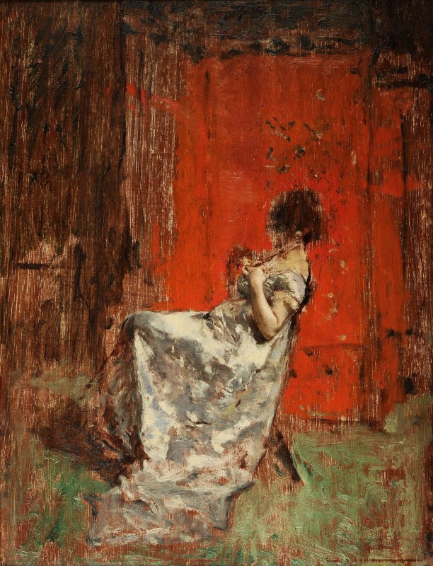 "Pictură. Figură / semifigură" by Mariano Fortuny Marsal