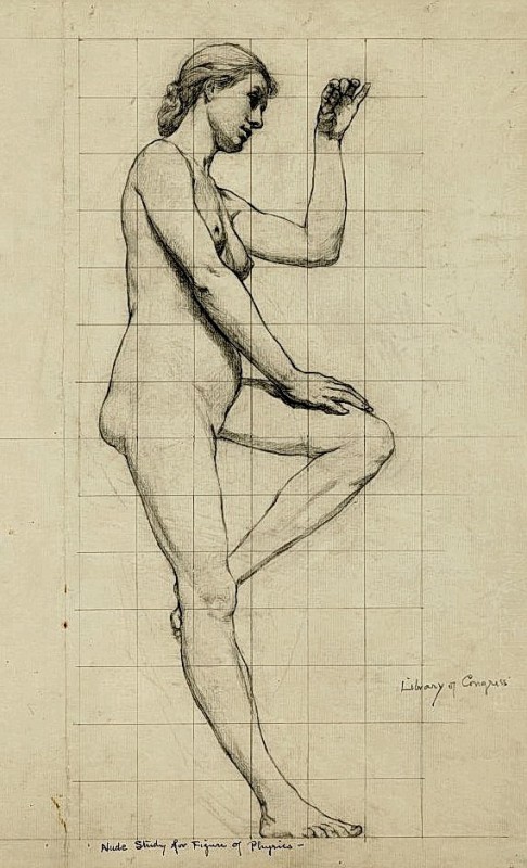 "Desen. Nud" by Kenyon Cox