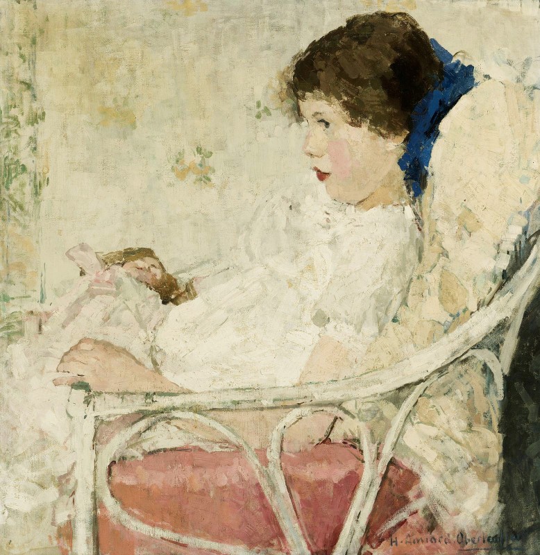 "Pictură. Figură / semifigură" by Henriette Amiard Oberteuffer
