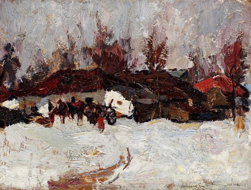 "Pictură. Rural" by Rudolf Schweitzer-Cumpăna