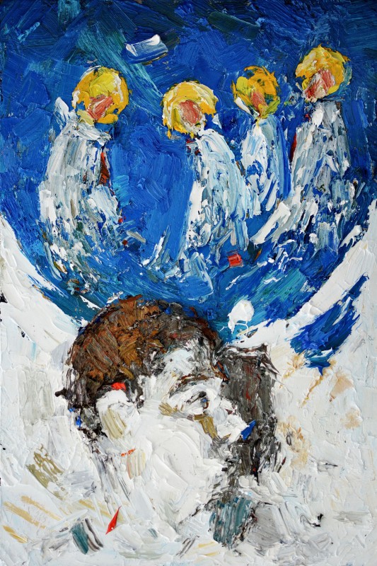 "Композиция" by Александру Cебан, масло / холст