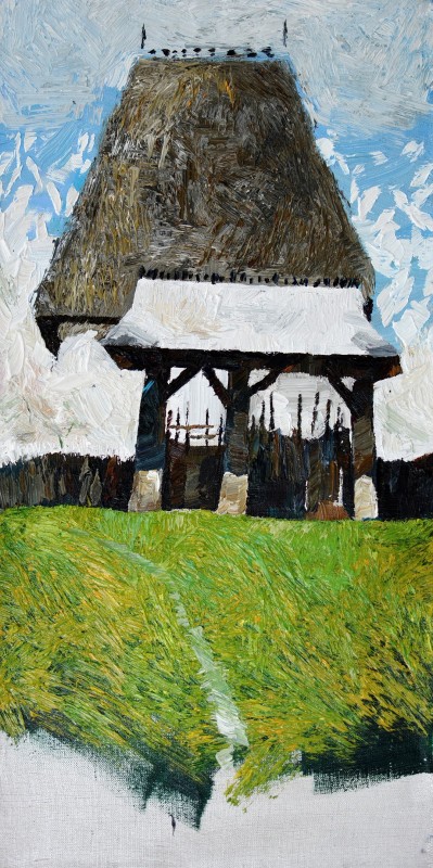 "Pictură. Pleinair. Pleinair România" by Cristina Demian, ulei pe pânză