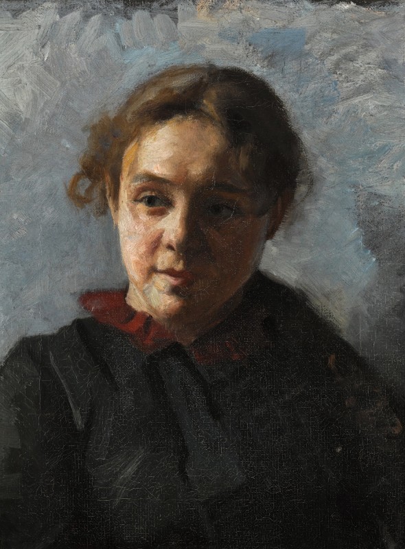 "Painting. Portrait" by Peter Ilsted