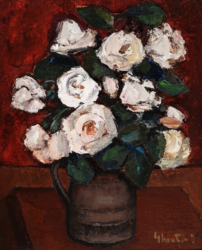 "Pictură. Flori" by Dumitru Ghiață