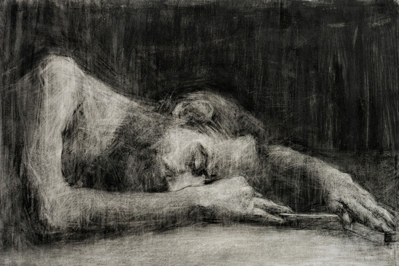 "Portret cu mâini" by Cristina Demian, 2015