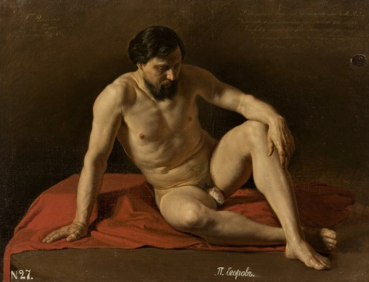 "Pictură. Nud" by Petr Ivanovich Yegorov