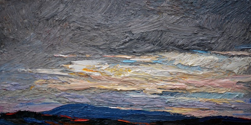 "Painting. Pleinair. Pleinair romania" by Anatol Ghimpu, oil on canvas