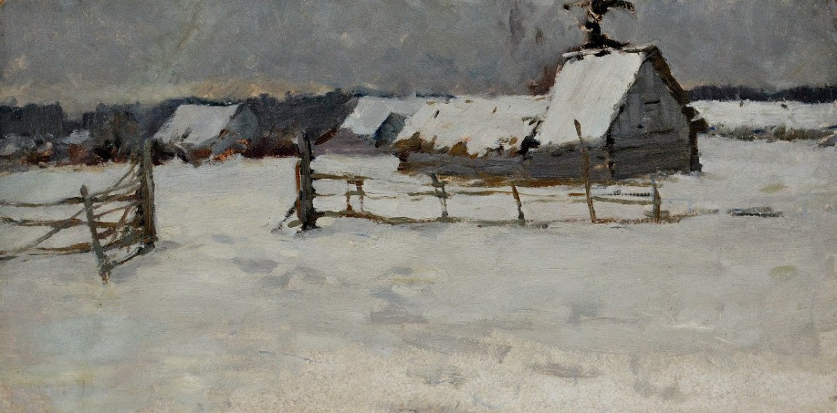 "Painting. Landscape. Pleinair" by Veniamin Slobodzinschii, oil on canvas