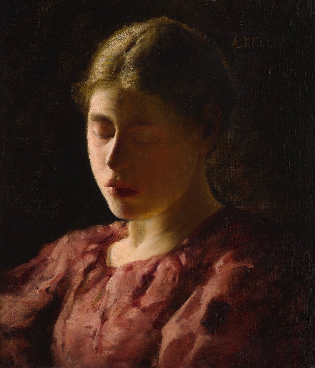 "Painting. Portrait" by Albert von Keller