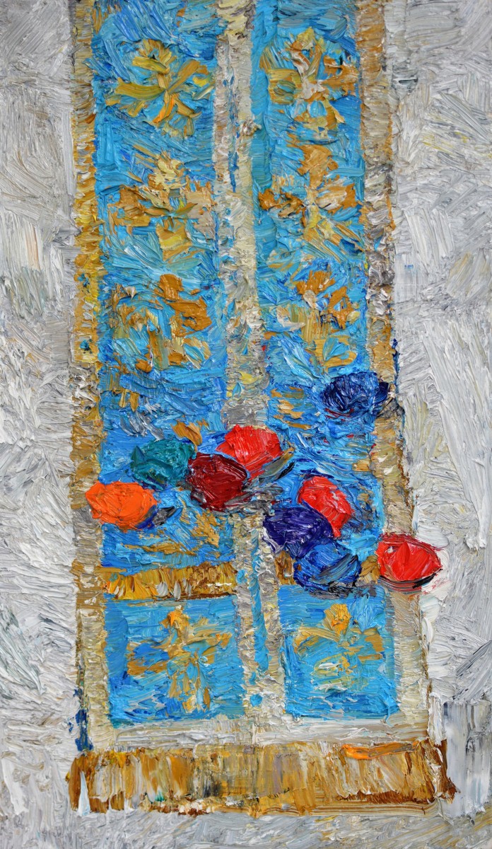 "Этюд" by Диана Румегхеа, 2022, 520x300mm, масло / холст