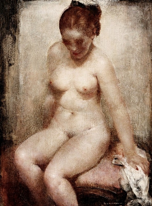 "Painting. Nude" by Grigory Gluckmann