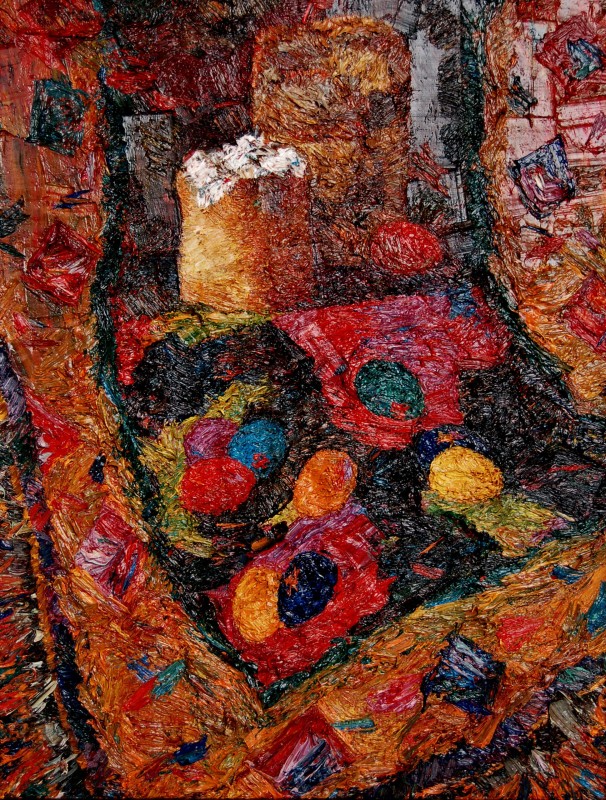 "Painting. Long term" by Alexandra Clapatiuc, 300x520mm, oil on canvas