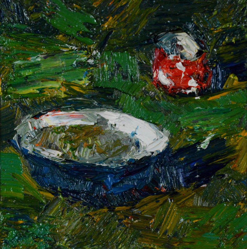 "Живопись. Пленэр. Продолжительный" by Виcториа Ониcа, 150x150mm, масло / холст