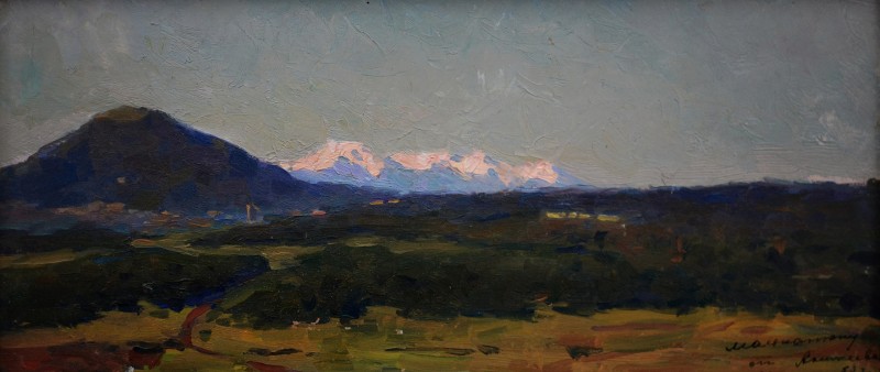 "Pictură. Peisaj" by Mihail Anicheev