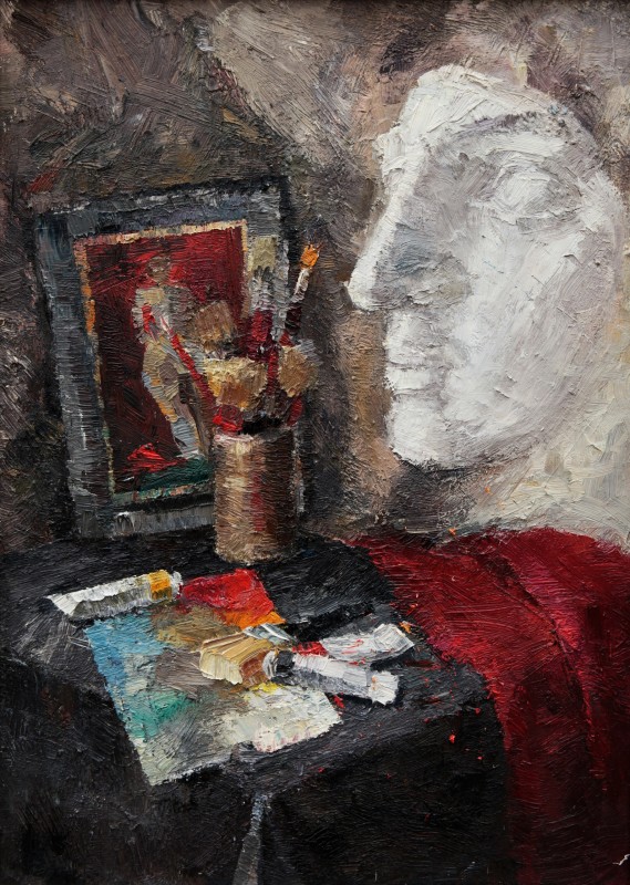 "Painting. Long term" by Alexandra Clapatiuc, 690x500mm, oil on canvas