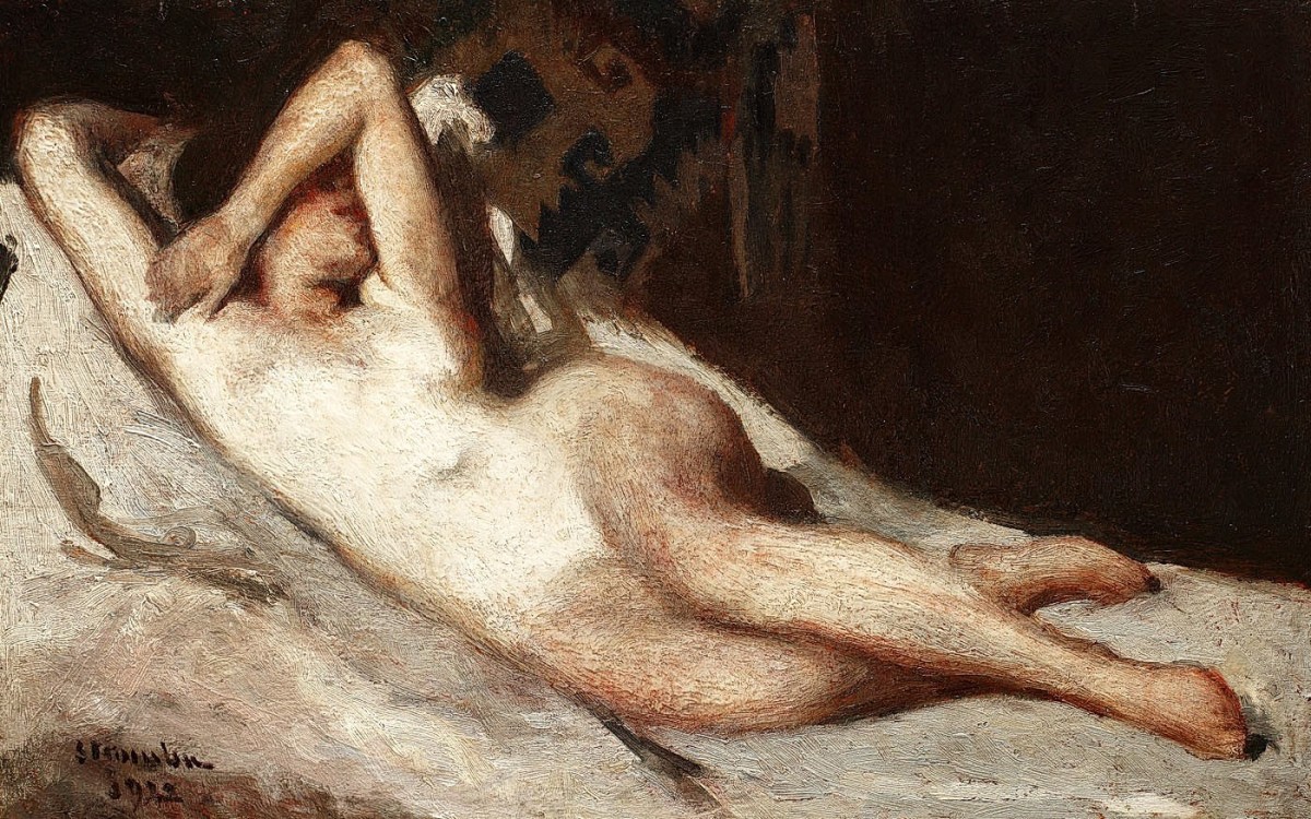 "Painting. Nude" by Ipolit Strâmbu