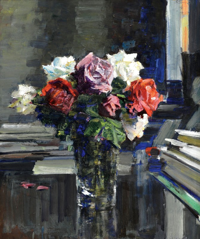 "Painting. Flowers" by Alexey Alexeevich Shovkunenko