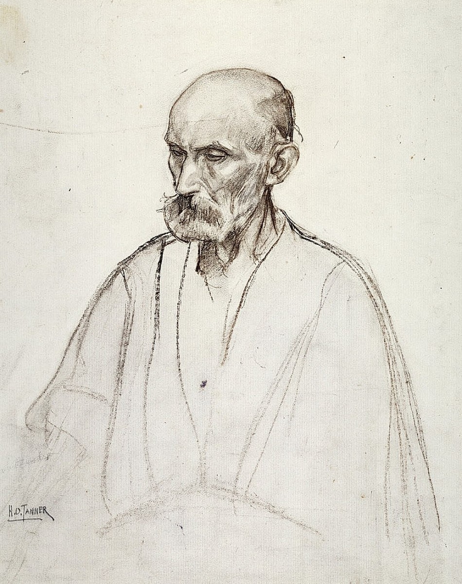 "Drawing. Portrait" by Henry Ossawa Tanner