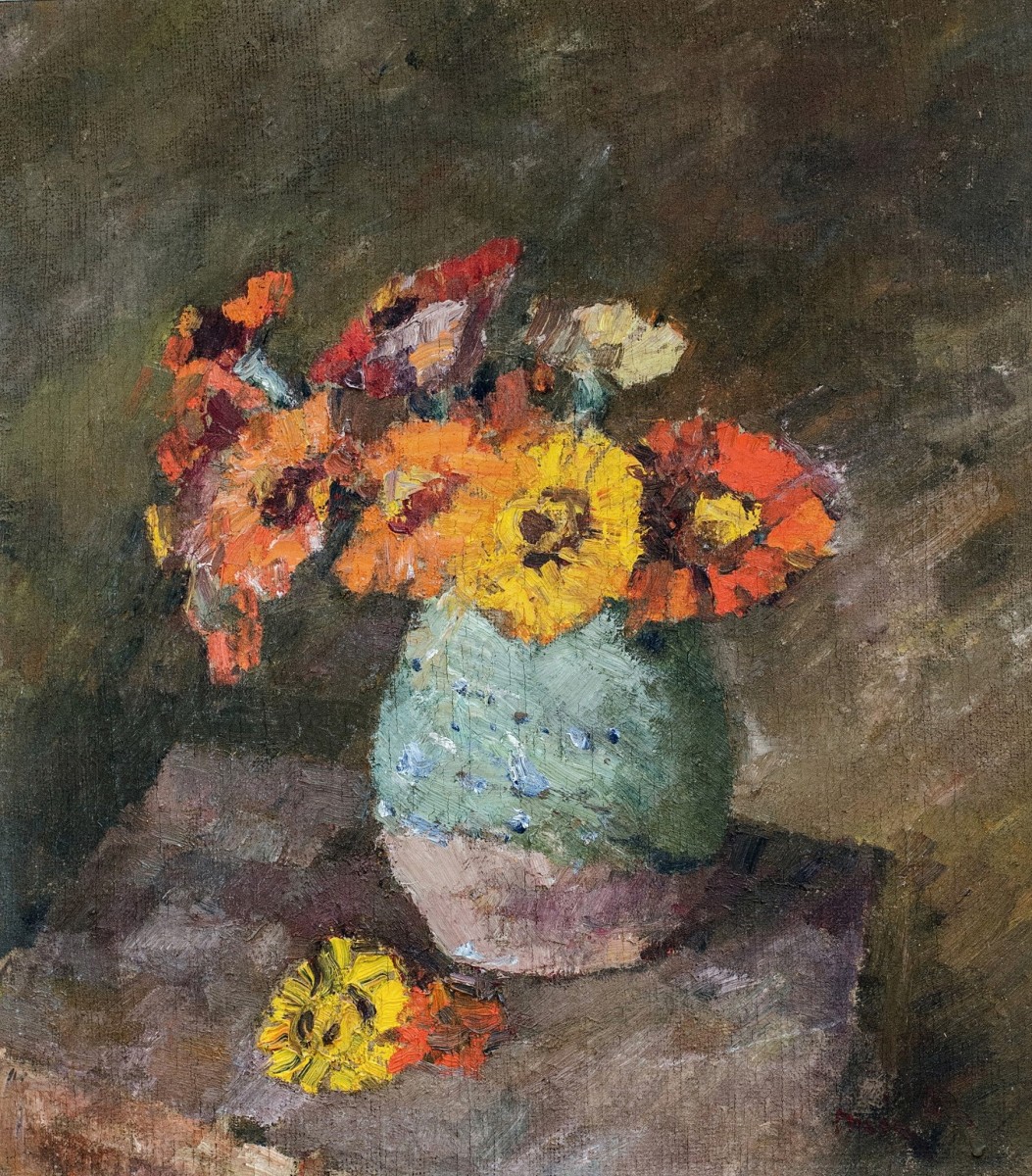 "Painting. Flowers" by Marin Petre Constantin
