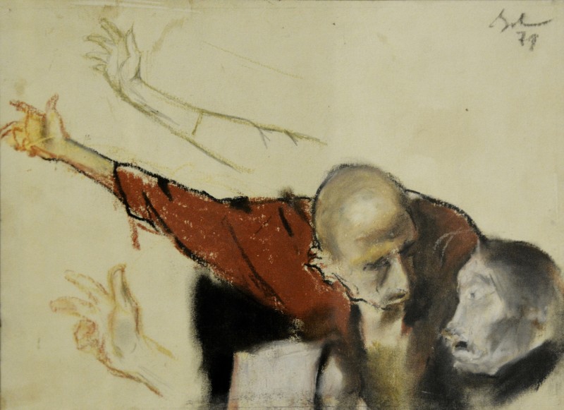 "Painting. Portrait. Figure" by Corneliu Baba, pencil on paper