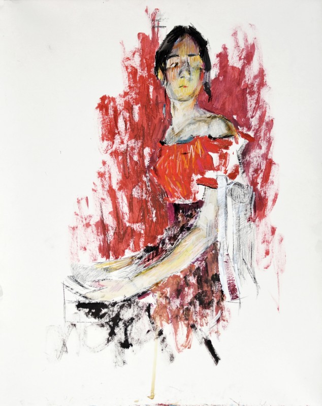 "Crochiu" by Vitalie Golban, 2020, oil on canvas