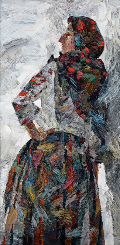 "Painting. Figure. Long term" by Ioan Postică, 680x420mm, oil on canvas