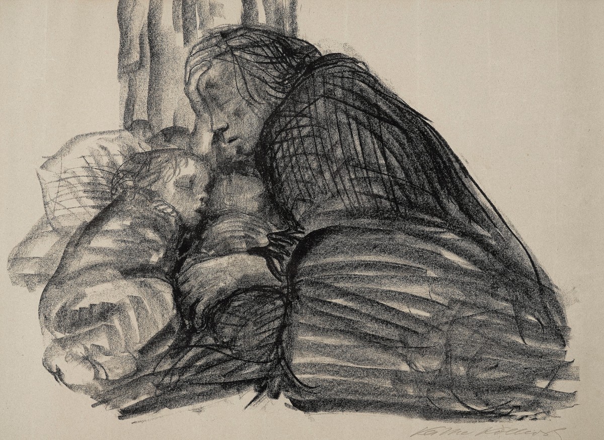 "Desen. Oameni" by Käthe Kollwitz